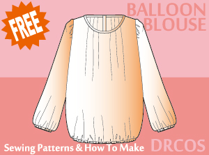 balloonblouse Sewing Patterns Cosplay Costumes how to make Free Where to buy