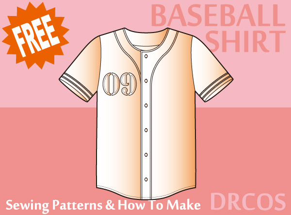 Baseball shirt free Sewing Patterns How To Make