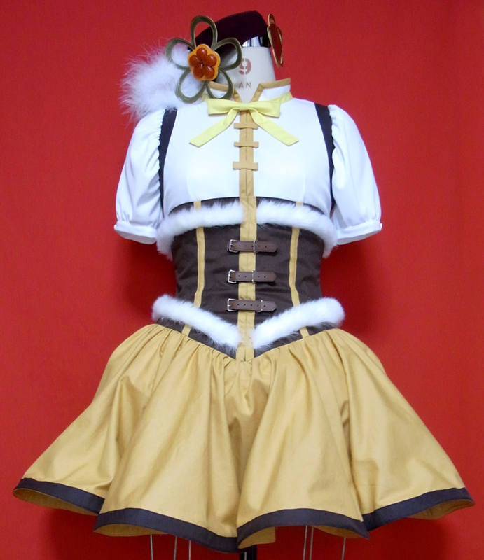 Puff Sleeve Blouse & corset skirt photo