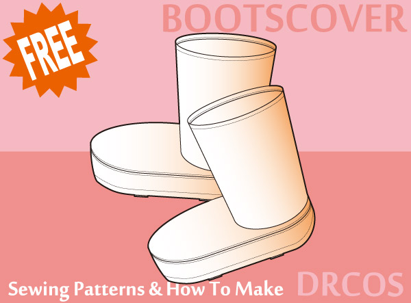 boots cover free sewing patterns & how to make
