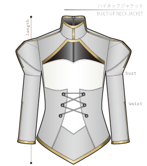 Built-Up Neck Jacket fate Sewing Patterns Cosplay Costumes how to make Free Where to buy