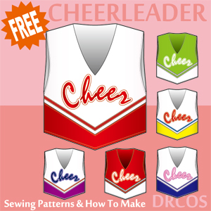 Cheerleader Sewing Patterns Cosplay Costumes how to make Free Where to buy