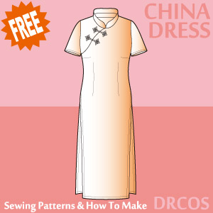China Dress Sewing Patterns Cosplay Costumes how to make Free Where to buy