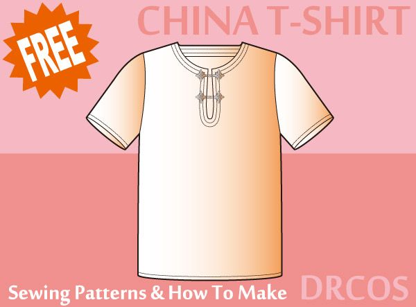 China T-shirt Free Sewing Patterns