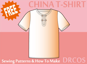 China T-shirt Sewing Patterns Cosplay Costumes how to make Free Where to buy