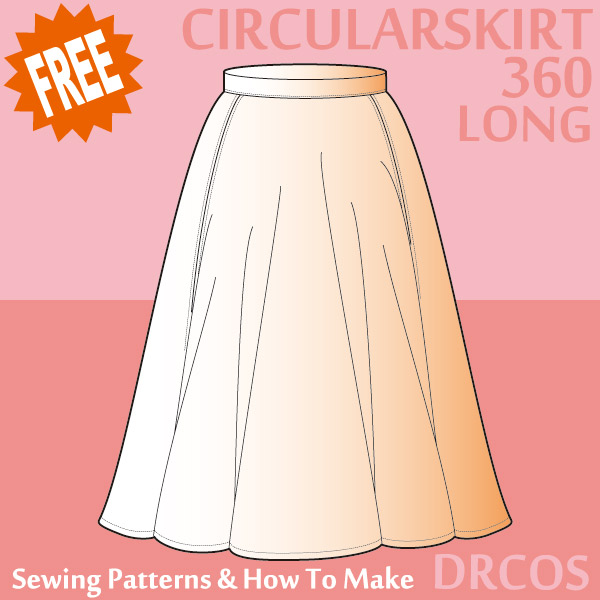Circular skirt 3 Sewing Patterns