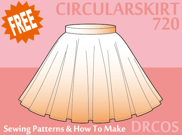 Circular skirt 4 Free Sewing Patterns