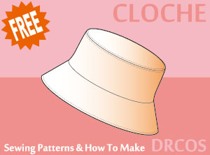 Cloche Sewing Patterns Cosplay Costumes how to make Free Where to buy