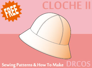 cloche2 sewing patterns Cosplay Costumes how to make Free Where to buy