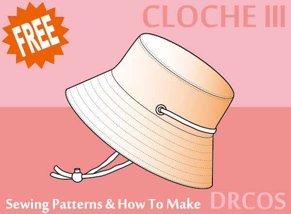 cloche sewing patterns & how to make