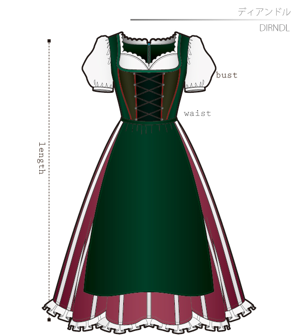 Dirndl Patterns My Hero Academia Cosplay Costumes how to make Free Where to buy