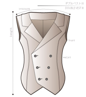 Double vest Sewing Patterns How To Make Cosplay twisted-wonderland