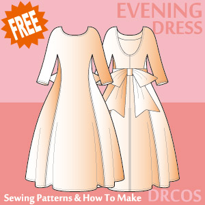 Evening Dress Sewing Patterns Cosplay Costumes how to make Free Where to buy