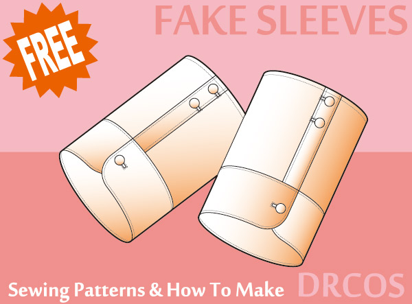 Fake Sleeves Free Sewing Patterns