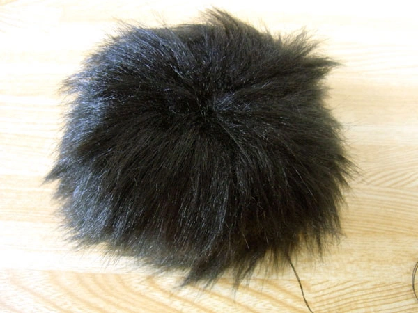 Trimming and finishing the furry bulb