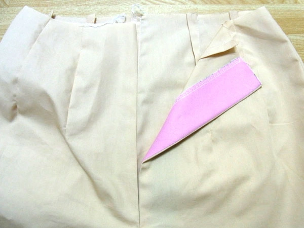 Facing is now sewn