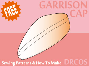 Garrison Cap Sewing Patterns Cosplay Costumes how to make Free Where to buy
