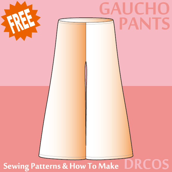 Gaucho pants sewing patterns & how to make