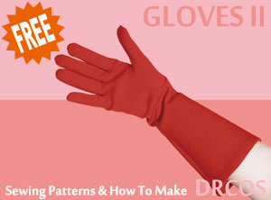 gloves sewing patterns Cosplay Costumes how to make Free Where to buy