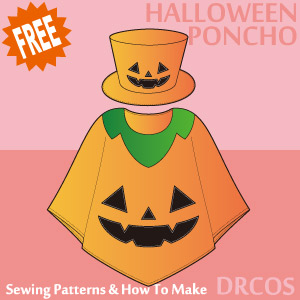 Halloween Poncho Sewing Patterns Cosplay Costumes how to make Free Where to buy