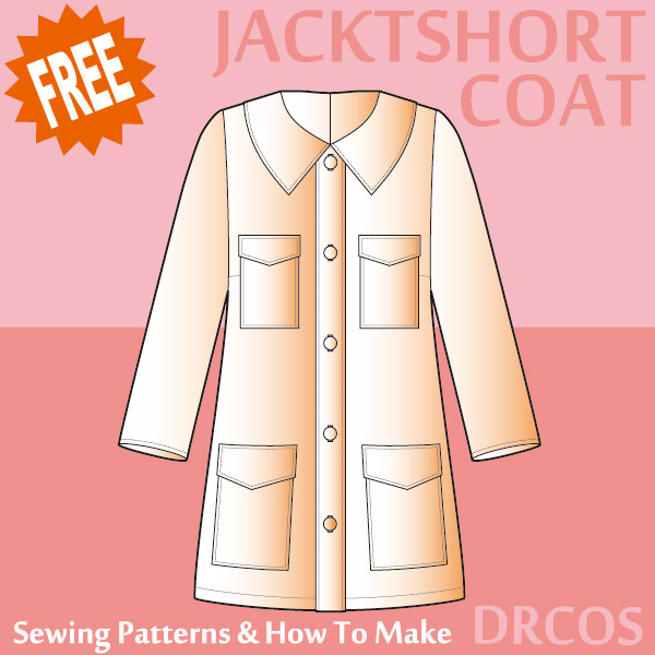 Jacket short coat sewing patterns & how to make