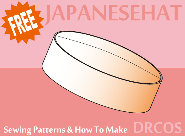Japanese hat sewing patterns & how to make