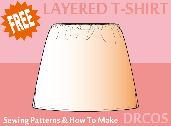 Layered T-shirt Free Sewing Patterns