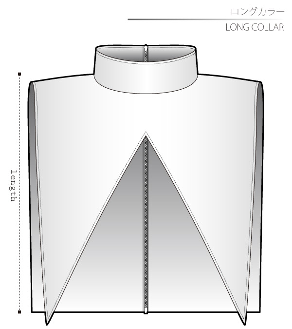 Long collar Sewing Patterns