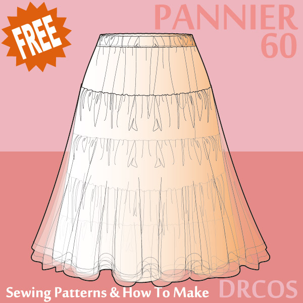 Long Pannier 23.6inch Free Sewing Patterns