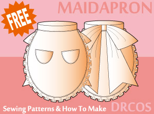 Maid Apron Sewing Patterns Cosplay Costumes how to make Free Where to buy