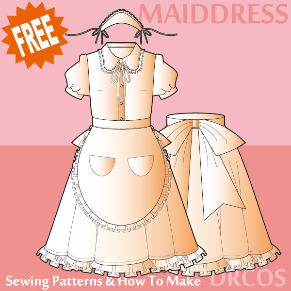 Maid Dress Free Sewing Patterns