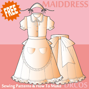 Meid 1 Sewing Patterns Cosplay Costumes how to make Free Where to buy