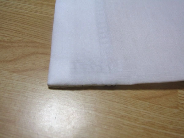 Blouse hem folded inward neatly