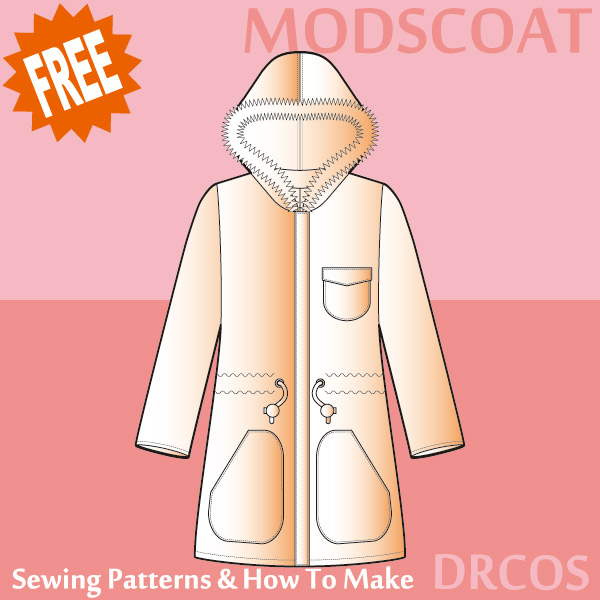 Mods coat Free sewing patterns & how to make