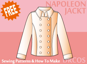 Napoleon Jacket Sewing Patterns Cosplay Costumes how to make Free Where to buy