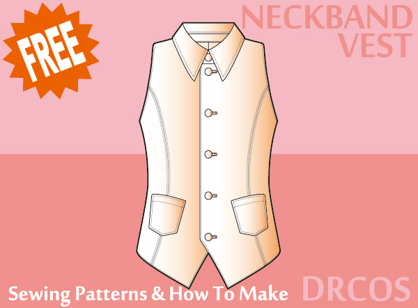 Neck Band Vest Free sewing patterns & how to make