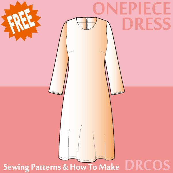 Onepiece dress Free sewing patterns & how to make