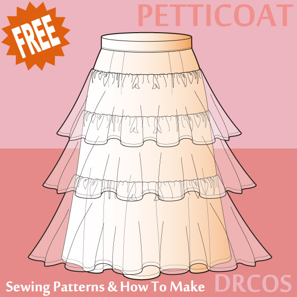 Petticoat Sewing Patterns | DRCOS Patterns & How To Make
