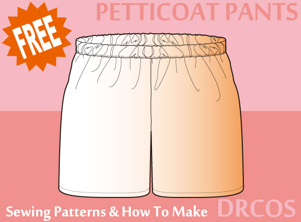 Petticoat Pants Free Sewing Patterns How To Make