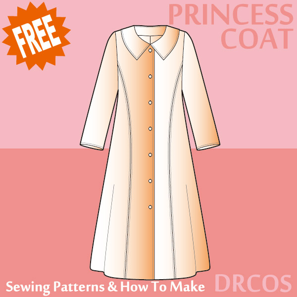 Princess coat sewing patterns & how to make