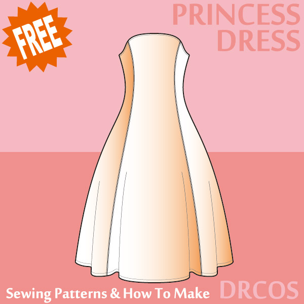 Princess dress Free Sewing Patterns