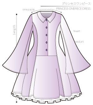 Princess Onepiece Dress Sewing Patterns