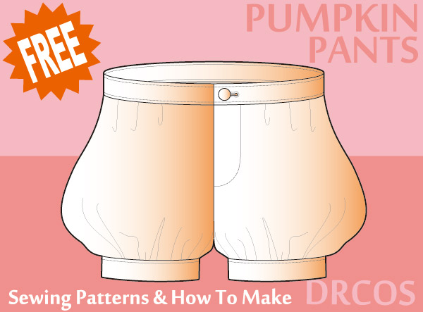 Pumpkin pants Free sewing patterns & how to make