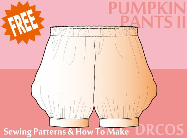 Pumpkin pants Free sewing patterns & how to make
