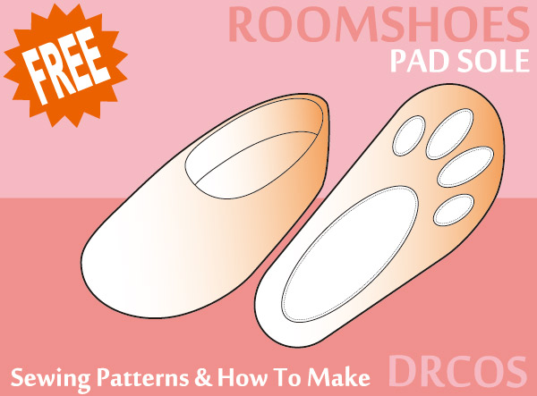 Room shoes Free sewing patterns & how to make