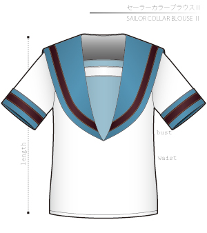 Sailor Collar Blouse 2 Sewing Patterns Cosplay Costumes how to make Free Where to buy