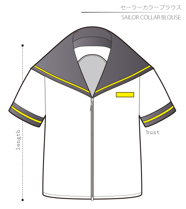 Sailor collar blouse Sewing Patterns