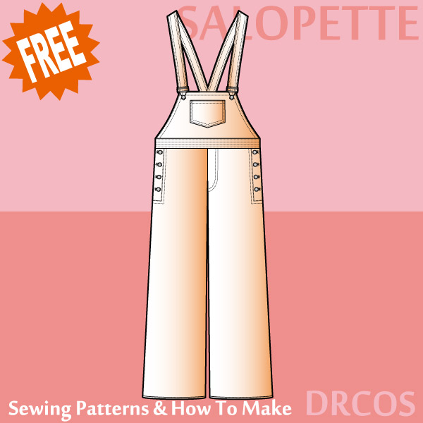 Salopette Free sewing patterns & how to make