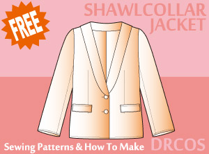 Shawl Collar Jacket Sewing Patterns Cosplay Costumes how to make Free Where to buy