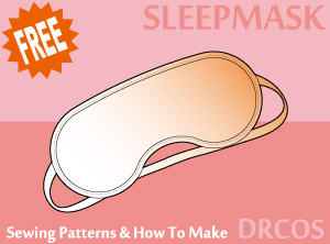 Sleepmask Sewing Patterns Cosplay Costumes how to make Free Where to buy